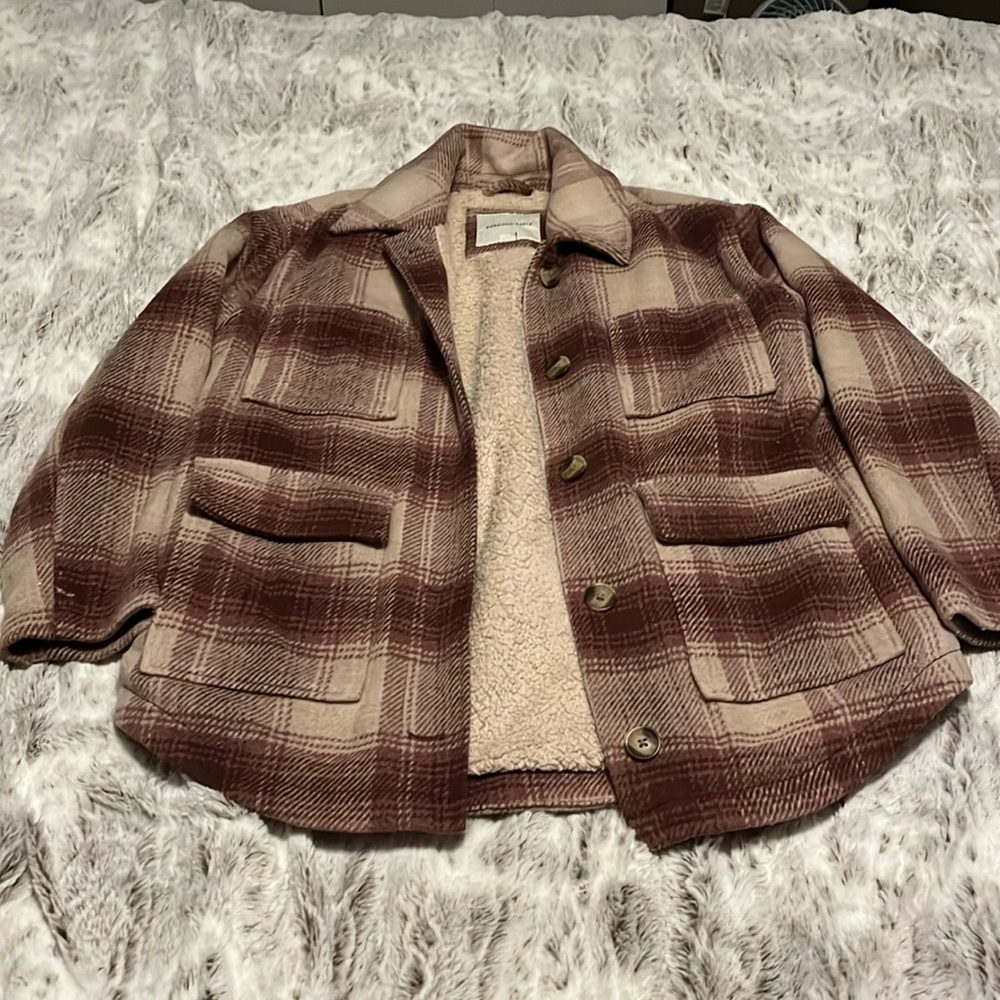 American Eagle Flannel Shacket (Medium) - image 1